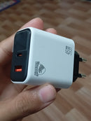 45W Multi Protocol Dual Port Travel Fast Charger