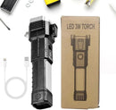 Rechargeable LED Flashlight USB-C available in Pakistan at Nazly Store