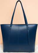 Blue Rexine Tote Bag available in Pakistan at Nazly Store