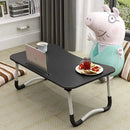 Portable Laptop Table Black Wood available in Pakistan at Nazly Store